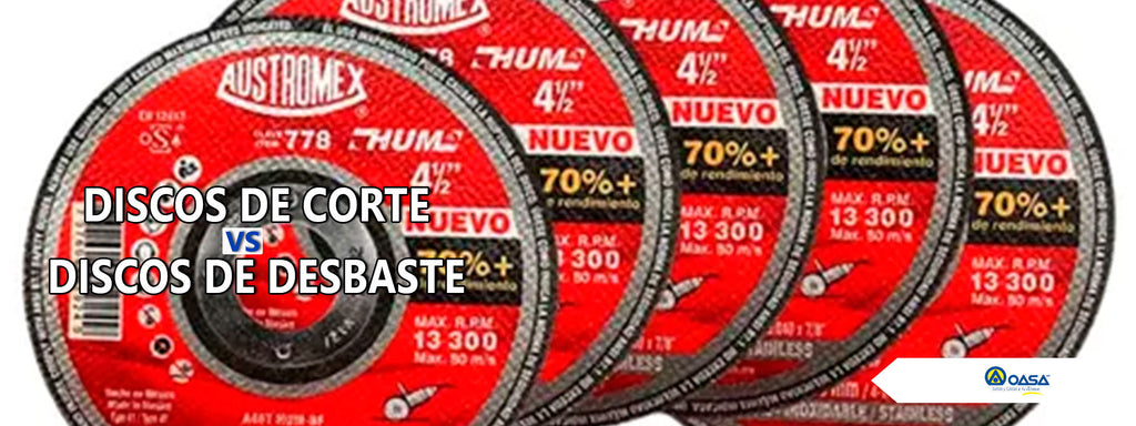 Discos de corte vs Discos de desbaste